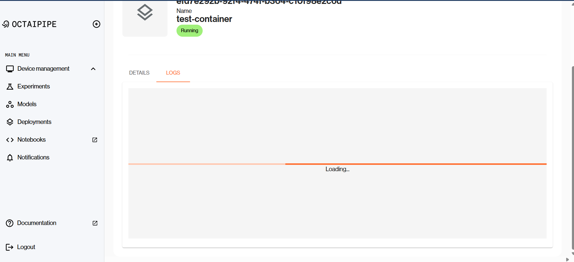 Loading animation